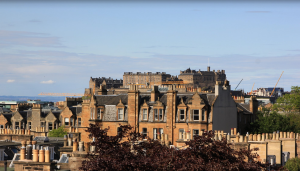 View of Edinburgh castle