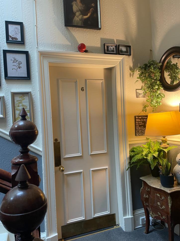 Entrance at Albyn Townhouse, Edinburgh