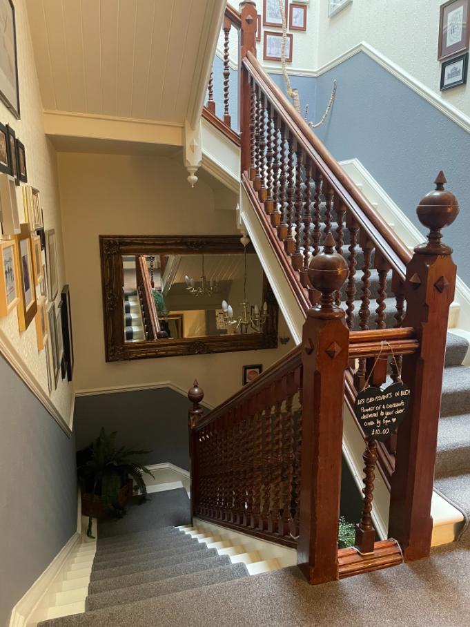 Staircase at Albyn Townhouse, Edinburgh