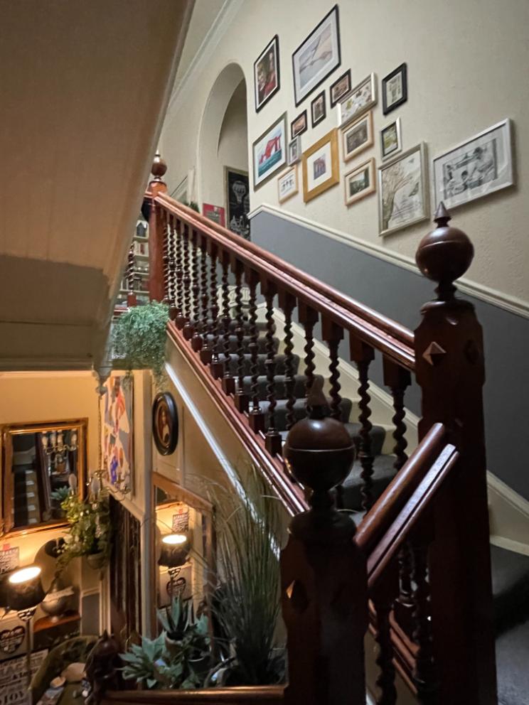 Staircase at Albyn Townhouse, Edinburgh