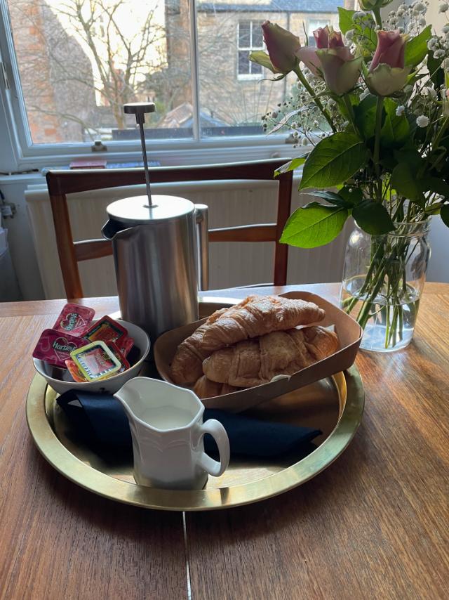 Breakfast at Albyn House, Edinburgh